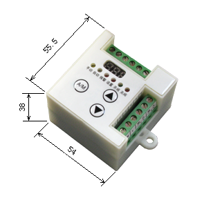 精小型电动执行机构（电动执行器）控制模块NDQT外形安装尺寸1